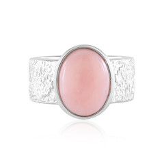 Pinkfarbener Opal-Silberring (de Melo)