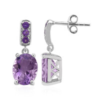 Amethyst-Silberohrringe