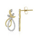 Lupenreiner (F) Brillant-Goldohrringe (LUCENT DIAMONDS)