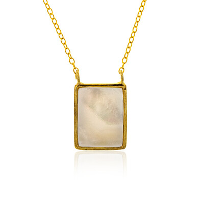 Perlmutt-Silbercollier (Joias do Paraíso)