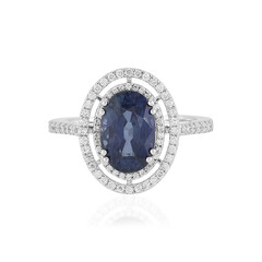 Blauer Ceylon-Saphir-Goldring