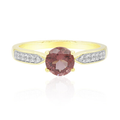 Roter Apatit-Goldring