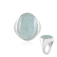 Brasilianischer Aquamarin-Silberring