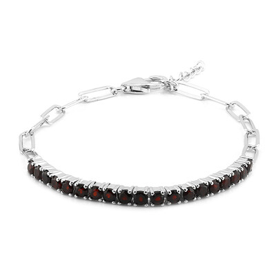 Granat-Silberarmband