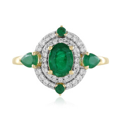 Sambia-Smaragd-Goldring