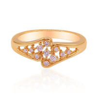 Pinkfarbener I3 Argyle-Brillant-Goldring (Mark Tremonti)