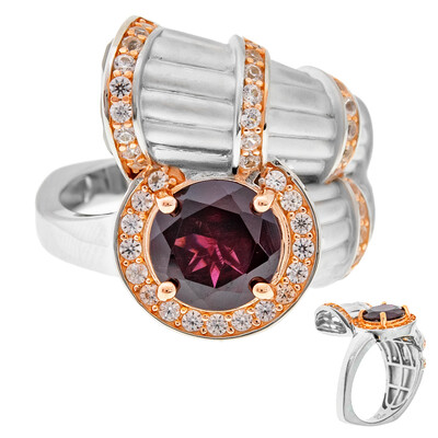 Rhodolith-Silberring (Dallas Prince Designs)