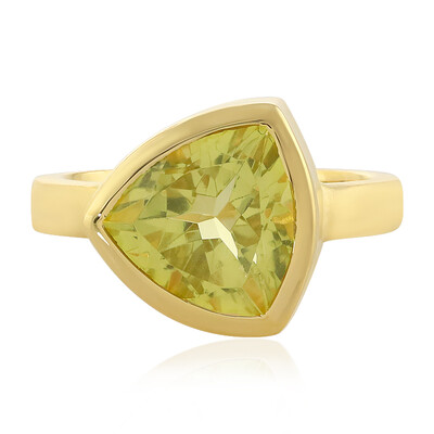 Limonen-Quarz-Silberring (MONOSONO COLLECTION)