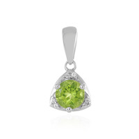 Peridot-Silberanhänger