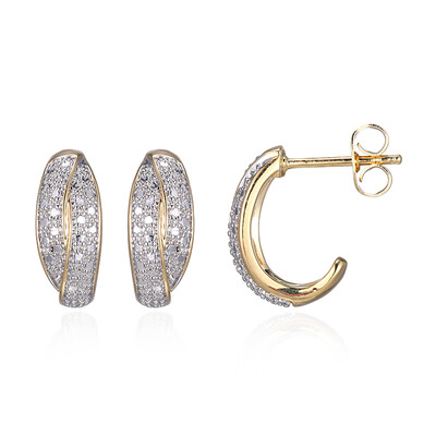 I3 (I) Diamant-Messingohrringe (Juwelo Style)