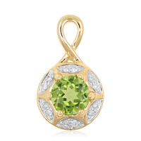 Peridot-Goldanhänger