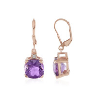 Amethyst-Silberohrringe