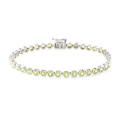 Peridot-Silberarmband