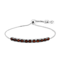 Granat-Silberarmband