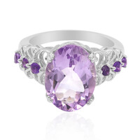 Bolivianischer Amethyst-Silberring