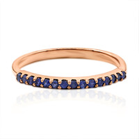 Blauer Saphir-Goldring