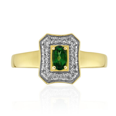 AAA-Kenianischer Tsavorit-Goldring