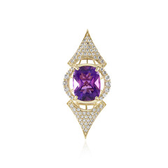 Marokkanischer Amethyst-Goldanhänger (de Melo)