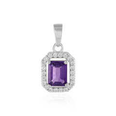 Sibirischer Amethyst-Silberanhänger