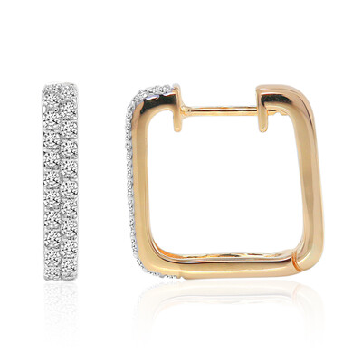 SI1 (G) Brillant-Goldohrringe (Annette)