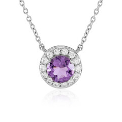 Amethyst-Silbercollier