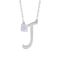 Regenbogen-Mondstein-Silbercollier
