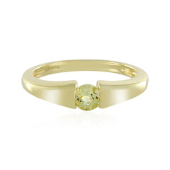 Ouro Verde-Quarz-Silberring