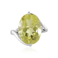 Ouro Verde-Quarz-Silberring