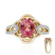 Kalifornischer Pinkfarbener Turmalin-Goldring (Rifkind 1894 Collection)