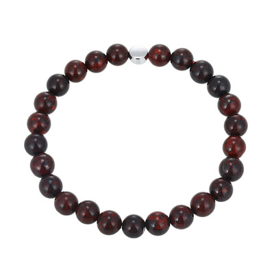 Brekzien-Jaspis-Silberarmband