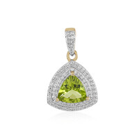 Peridot-Goldanhänger