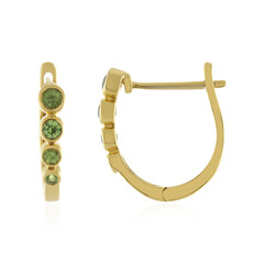 Demantoid-Silberohrringe