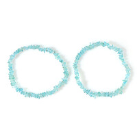 Blauer Apatit-Armbänder