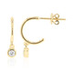 SI1 (G) Brillant-Goldohrringe (Annette)