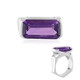 Sibirischer Amethyst-Silberring (de Melo)