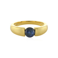 Blauer Stern-Saphir-Silberring