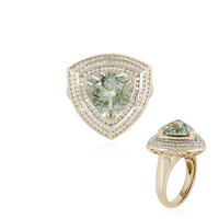 Rio Grande-Grüner Amethyst-Goldring (de Melo)