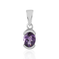 Uruguay-Amethyst-Silberanhänger