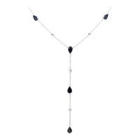 Ceylon-Saphir-Goldcollier