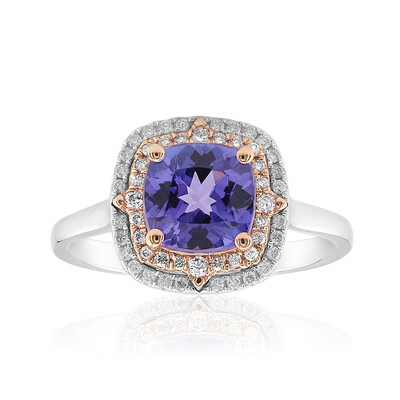 AAA-Tansanit-Goldring (CIRARI)