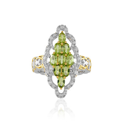 Peridot-Silberring (Gems en Vogue)
