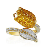 Gelber Ceylon-Saphir-Goldring (Estée Collection)