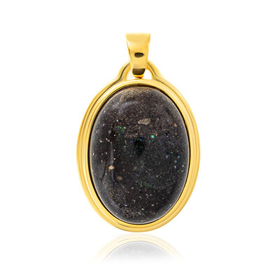 Honduras-Opal-Silberanhänger