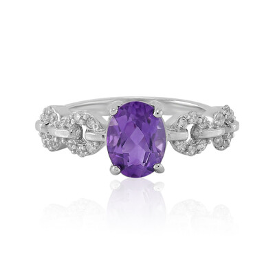 Sambia-Amethyst-Silberring