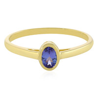AAA-Tansanit-Goldring