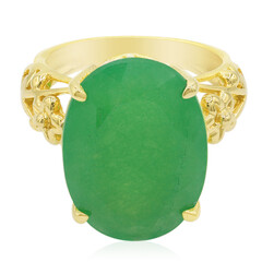 Jade-Silberring