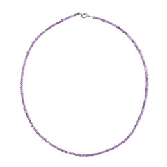 Amethyst-Silberhalskette