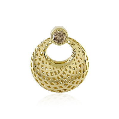 I2 Champagner-Brillant-Goldanhänger (Ornaments by de Melo)
