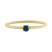 Blauer I2 Brillant-Goldring