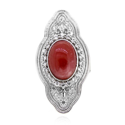 Rhodochrosit-Silberring (Dallas Prince Designs)